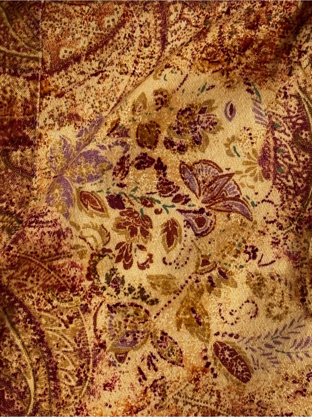 bebe Multi-Tone Paisley Flare Pants - Picture 6 of 9